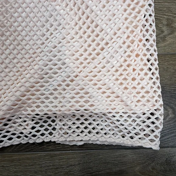 TopShop Geo Lace Midi Dress, Pink/Black, Fitted, NWT Size 6, Sleeveless - Picture 14 of 15